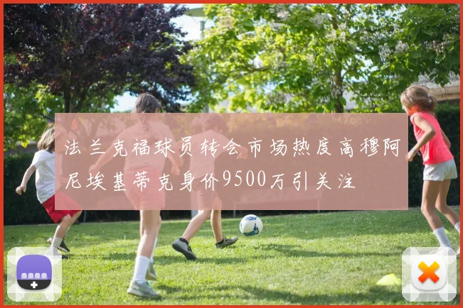 法兰克福球员转会市场热度高穆阿尼埃基蒂克身价9500万引关注